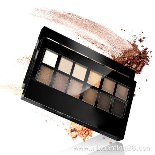 12 Colors Custom Vegan Matte Customize Eyeshadow Palette